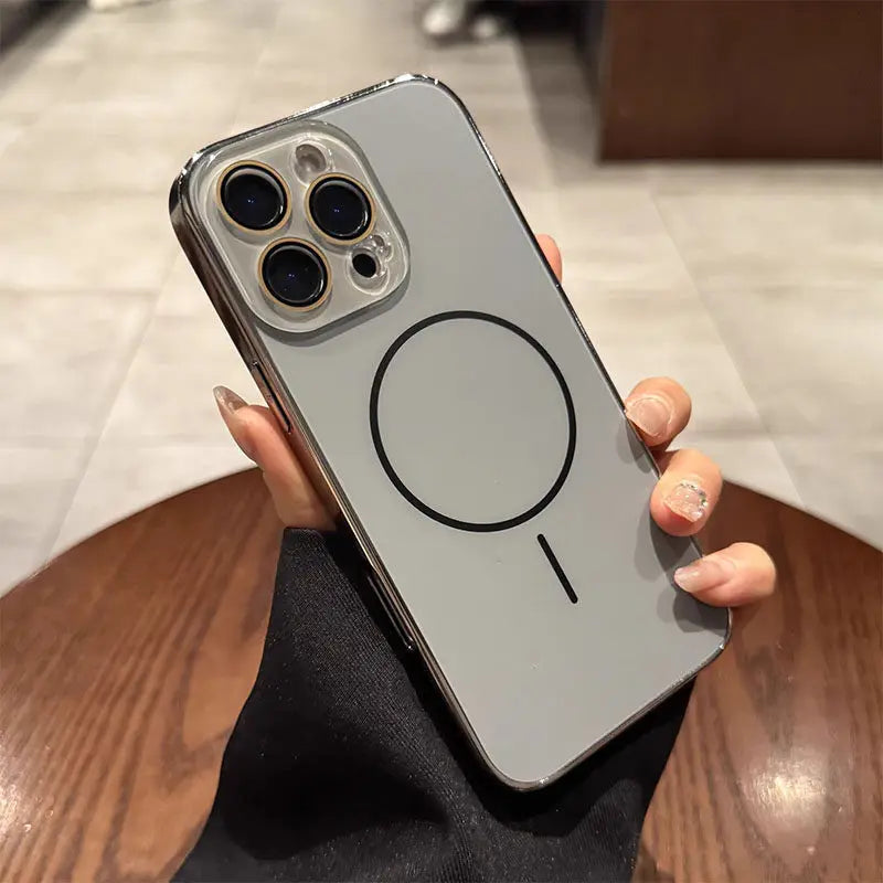 Sleek Magnetic Protective Phone Case with Camera Guard