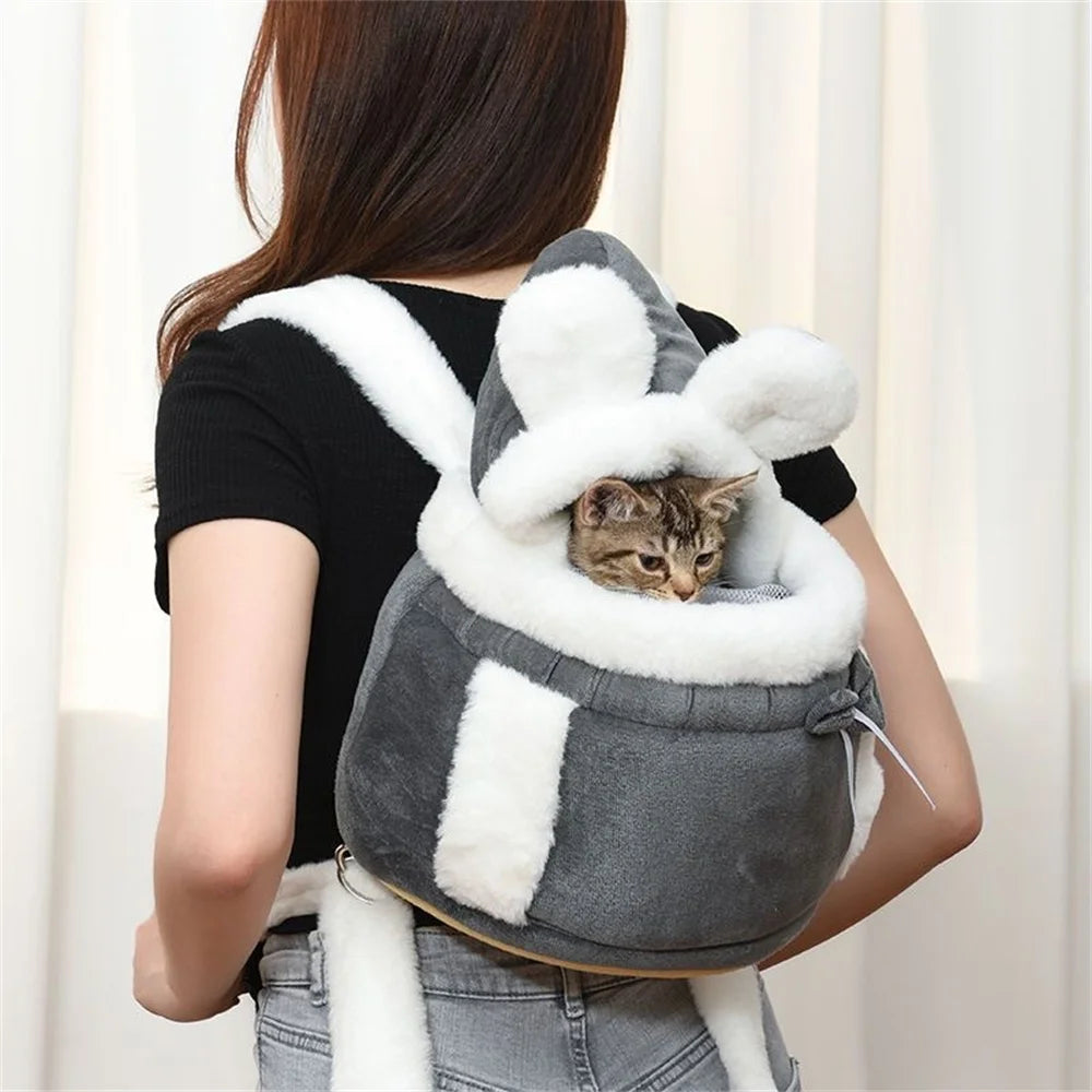 Luxury Cozy Pet Carrier Backpack . Warm Travel Sling for Small Dogs & Cats    Description: