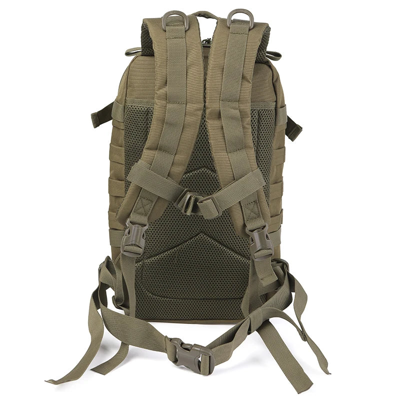 35L Tactical MOLLE Backpack with Padded Shoulder Straps