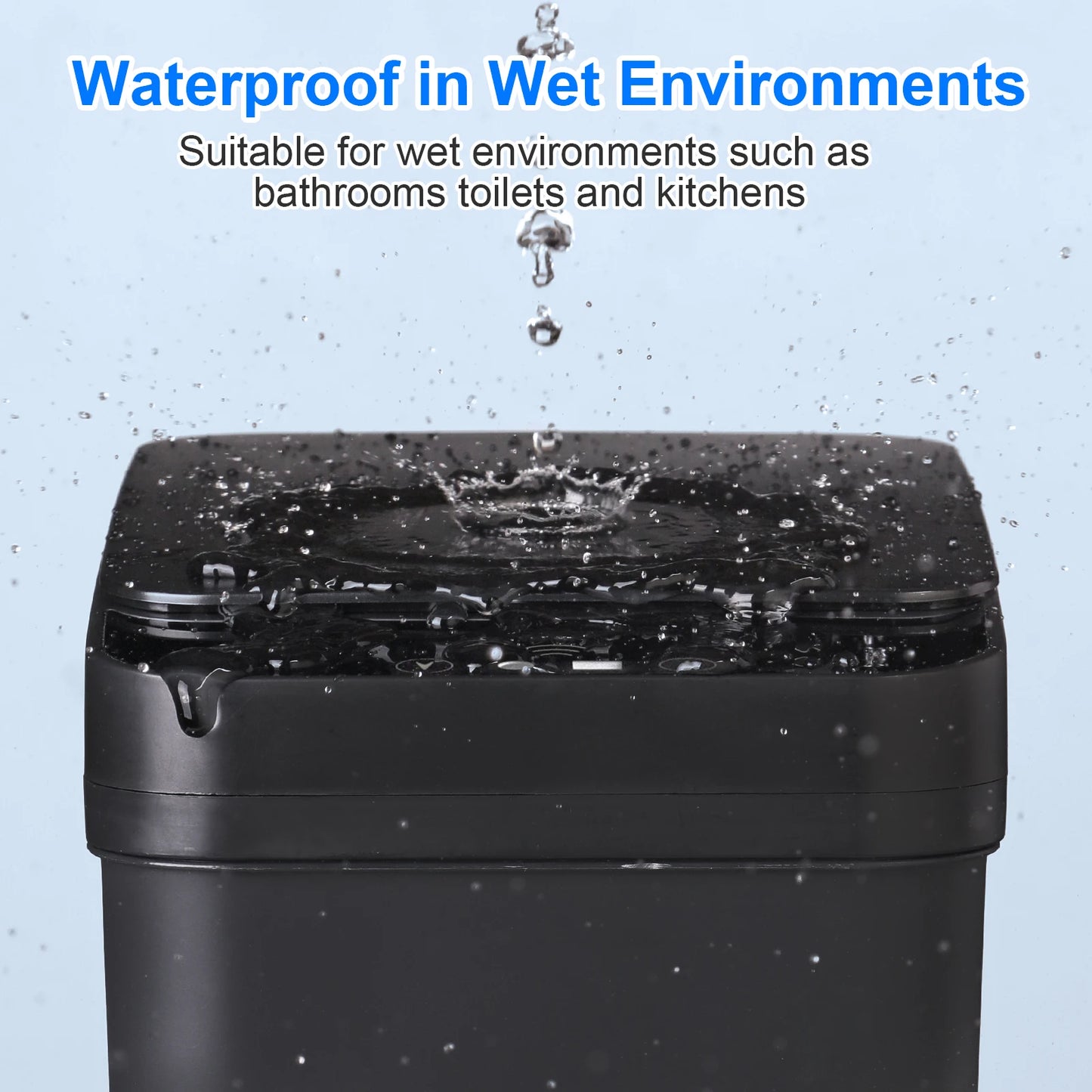 2 Pack Touchless Smart Trash Cans
