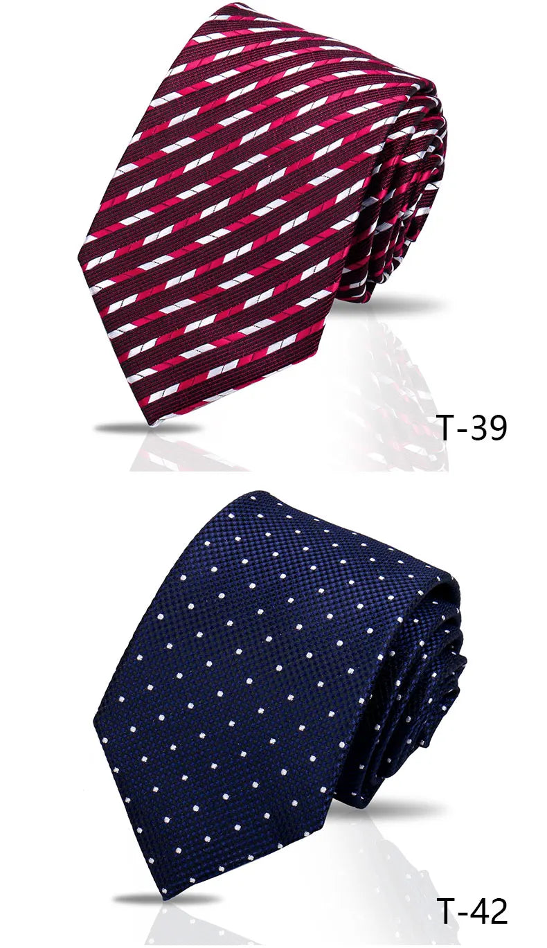Men's Tie Brand New Fashion Blue Necktie Green Orange Gravatas For Men Paisley Floral Fit Wedding Workplace Slim Dots Wholesale