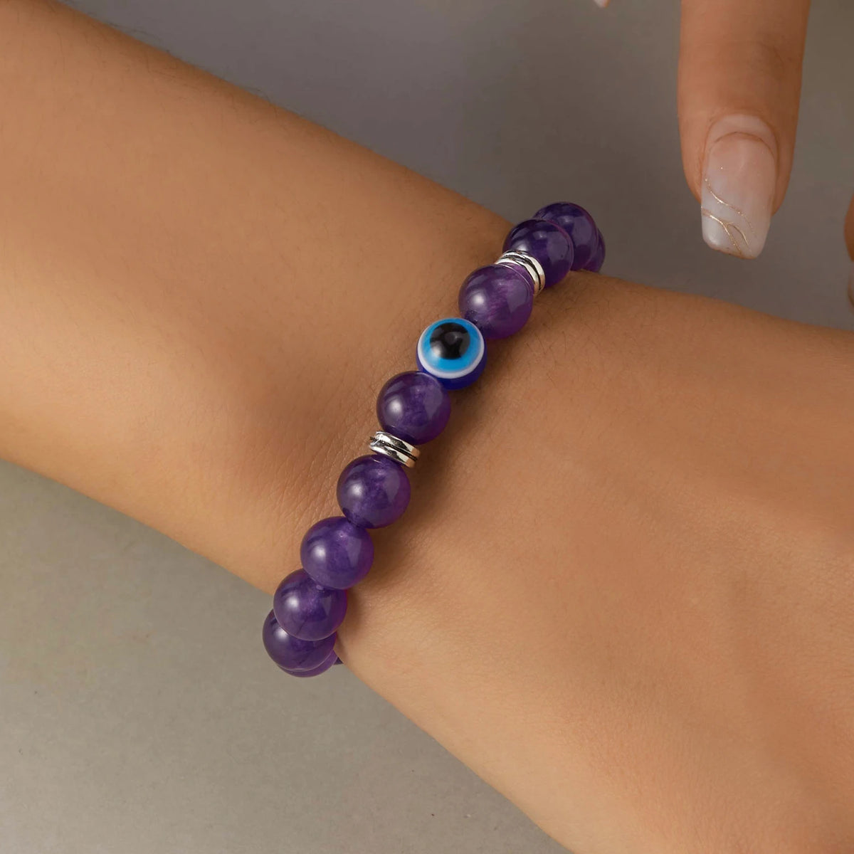 Evil Eye Beaded Bracelet  Multicolor Options