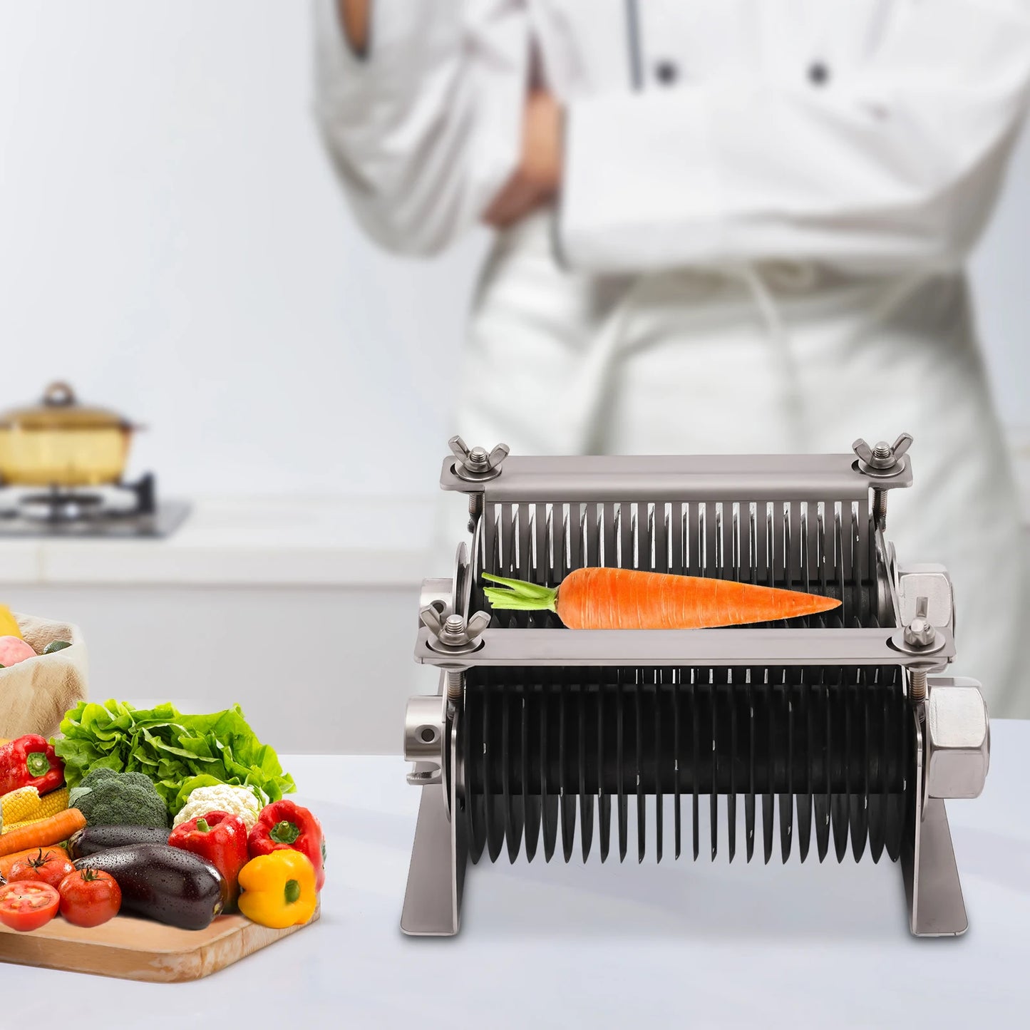 Stainless Steel Meat Slicer Manual 5mm Cutting Thickness