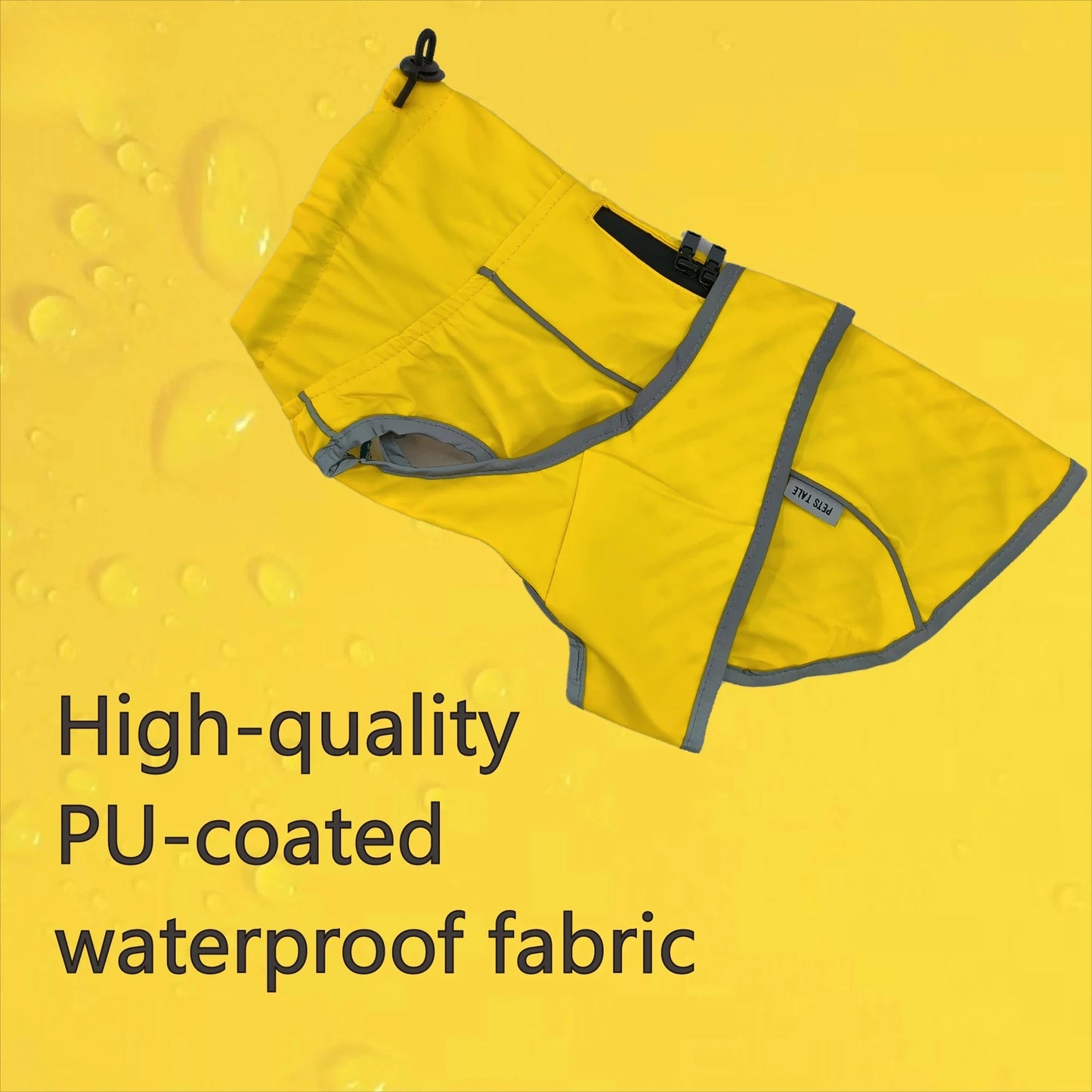 Reflective Waterproof Dog Raincoat Jacket