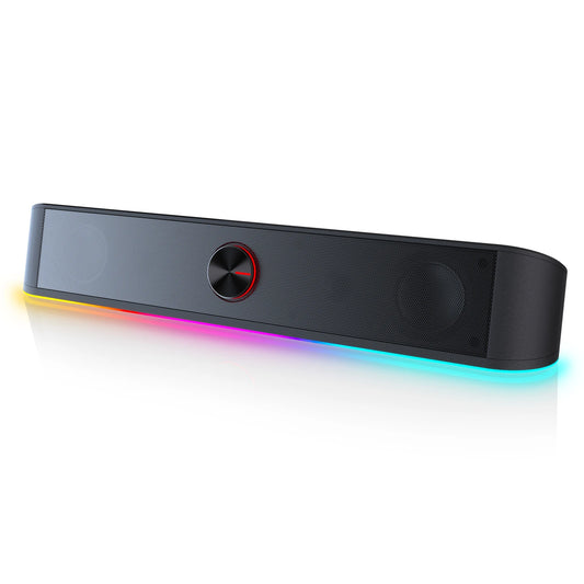Redragon GS560 Adiemus RGB USB Desktop Soundbar . Stereo Gaming Speaker for PC and Laptop