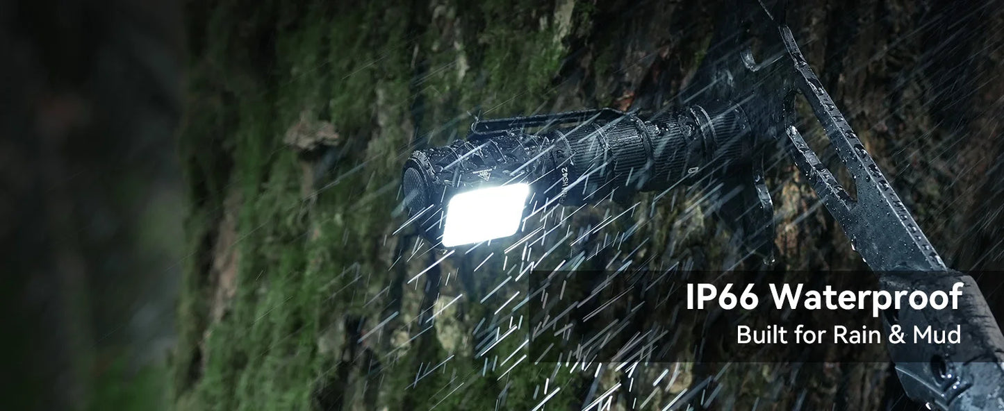 Rechargeable LED Headlamp with Red Light Mode – USB-C Headlamp for Camping, Hiking, Running & Emergency Use