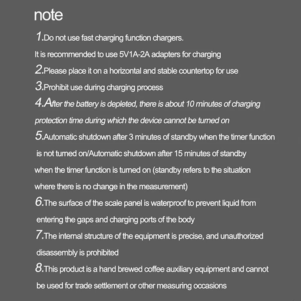 Mini Pour Over Drip Espresso Scale with Timer Rechargeable Smart Coffee Scale LED Display 0.1g for Espresso and Pour Over Coffee