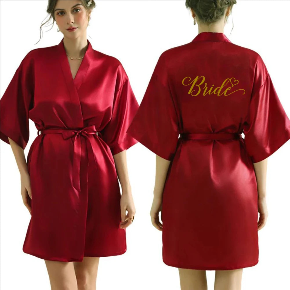 Elegant Satin Bridal Robe for Weddings & Everyday Luxury