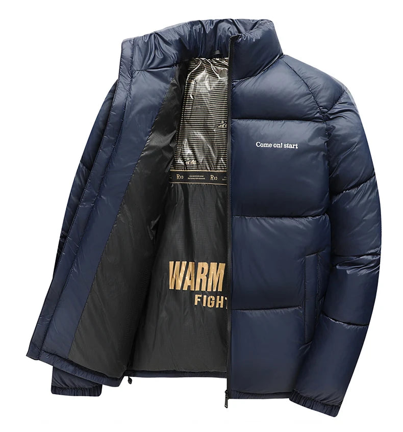 Men’s Slim Fit Winter Puffer Parka Jacket