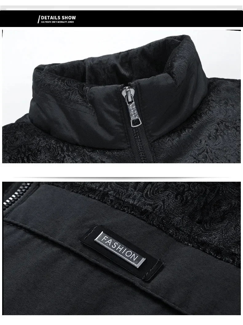 Men’s Plush Winter Puffer Jacket