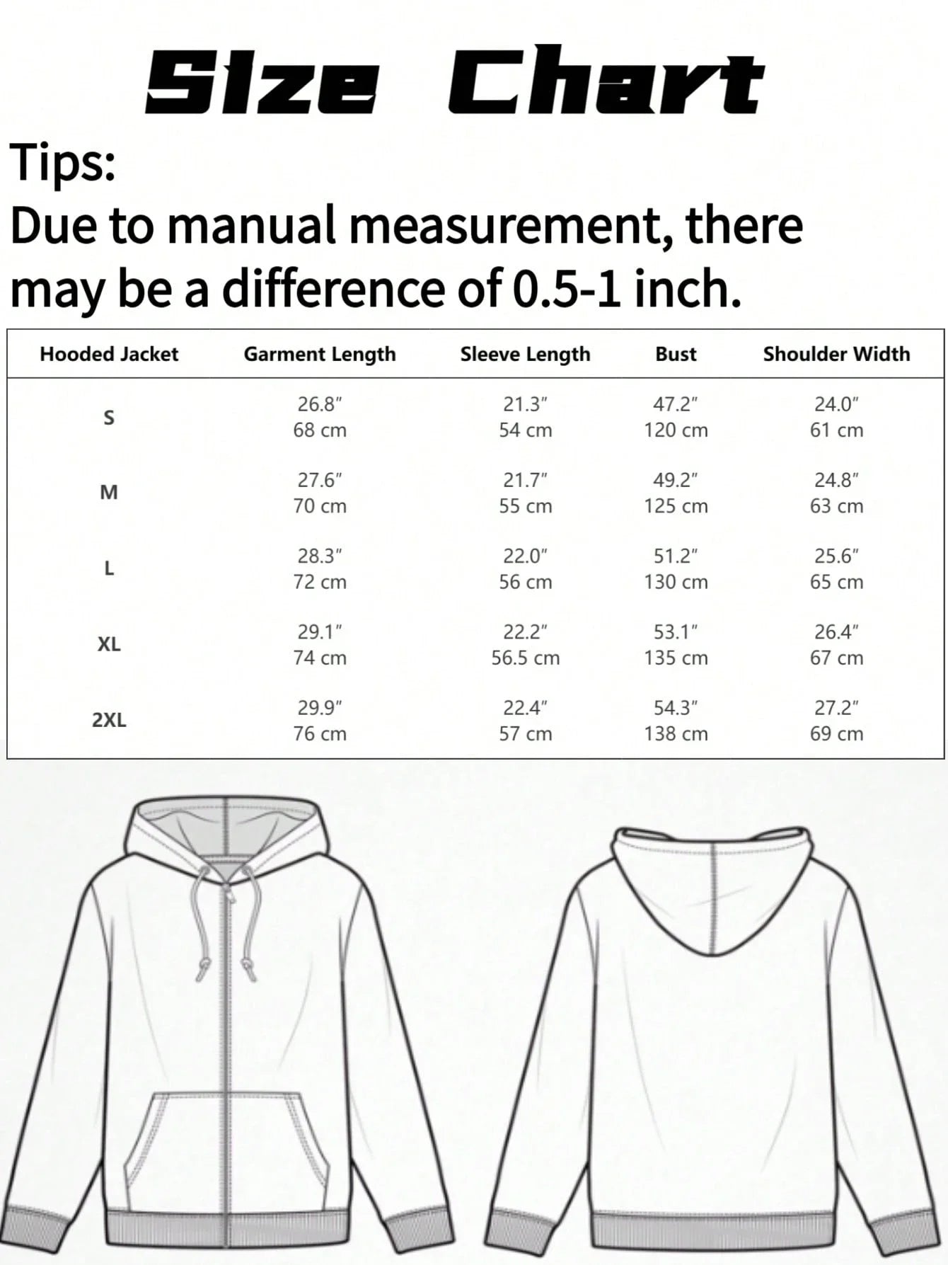 Men’s Minimalist Zip Up Hoodie Jacket