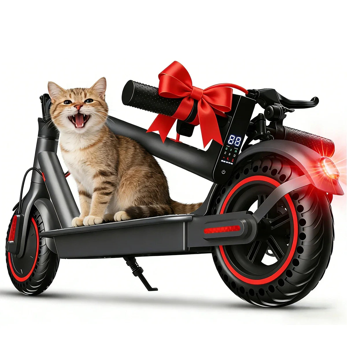 350W Folding Electric Scooter for Adults. Portable Commuter E-Scooter with 36V Battery & 8.5” Solid Tire