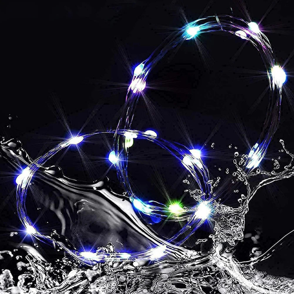 Bicycle Spoke Lights Waterproof Cycling Decoration Safety Warning Tire Strip Light Remote Control for Kids Adults Night Riding