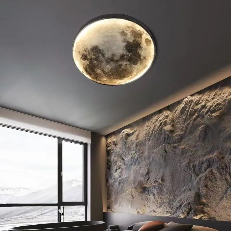 MoonGlow LED Wall Clock & Ambient Night Light