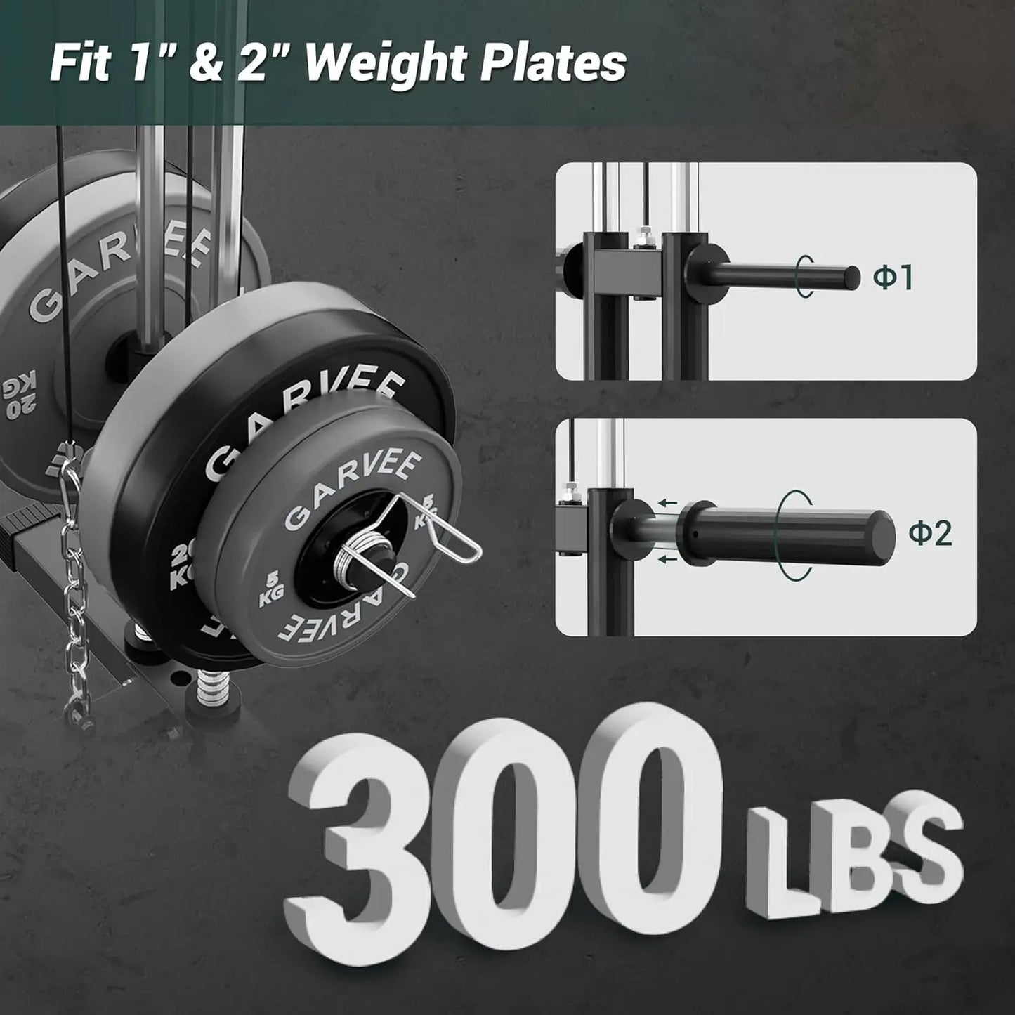 Home Gym Machine Full Body Workout Equipment with Pulley System,Leg Press Support for Strength Training, Workout Station