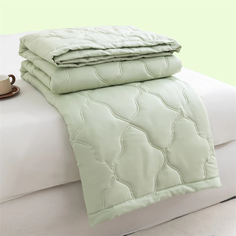 Floral Style Duvet Summer Thin Quilt Skin-friendly Bedspread Air Conditioning Blanket edredones Adults Kids Room Comforter Quilt