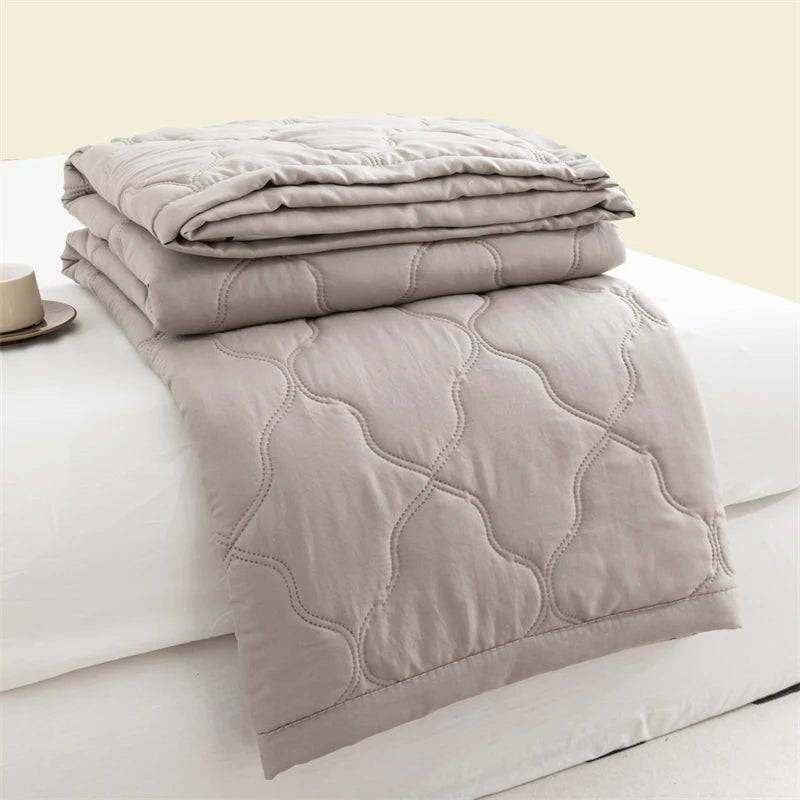 Floral Style Duvet Summer Thin Quilt Skin-friendly Bedspread Air Conditioning Blanket edredones Adults Kids Room Comforter Quilt
