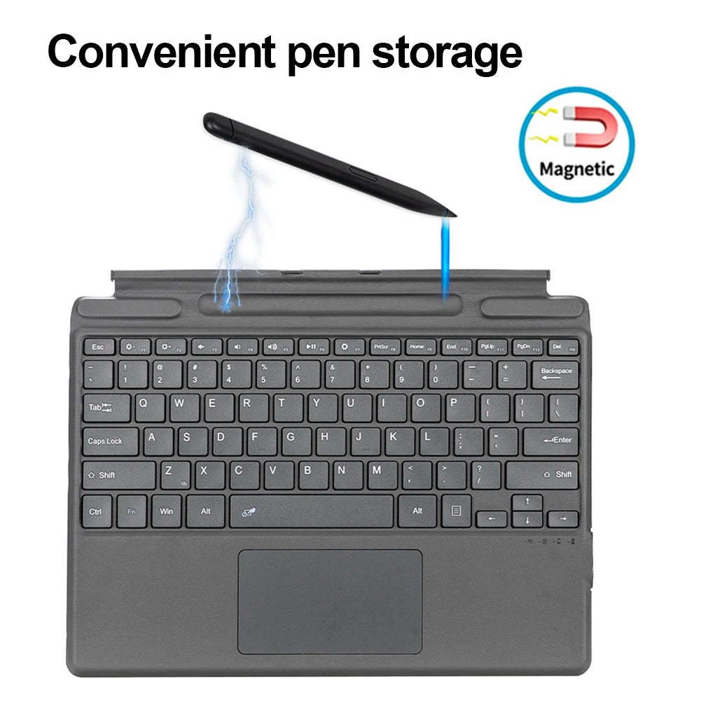 Backlit Wireless Bluetooth-compatible 5.0 Keyboard For Microsoft Surface Pro8/X/Pro9 Wireless Keyboard for Surface Pro 3/4/5/6/7