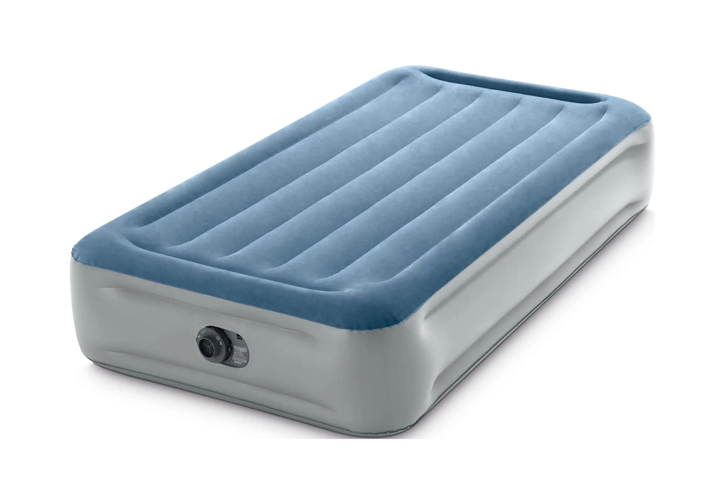 Intex 15" Twin Essential Rest Dura-Beam Airbed Mattress with Built-in Pump