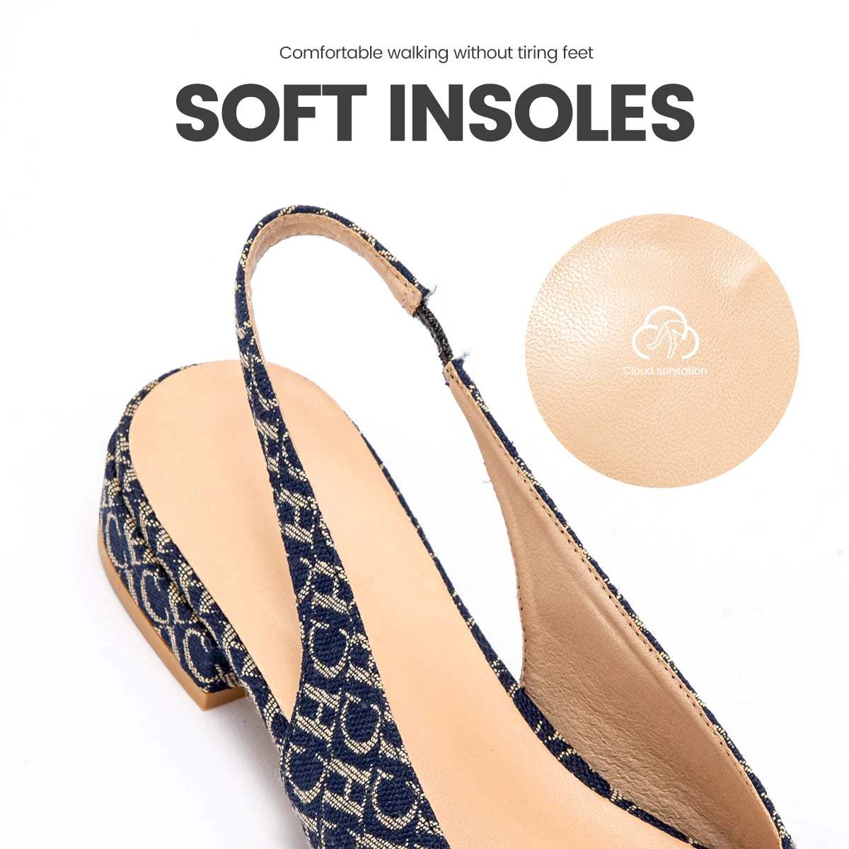 Luxury Fashion Design New Women's Flat Bottom Summer Low Heel Ankle Strap Sandals Open Toe Sexy Travel Party Sandals