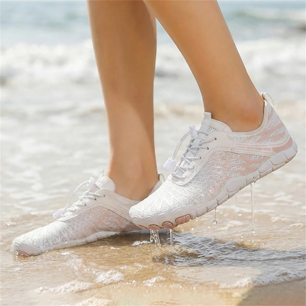 Unisex Quick-Dry Barefoot Water Shoes .Lightweight Beach, Pool & Outdoor Adventure Footwear
