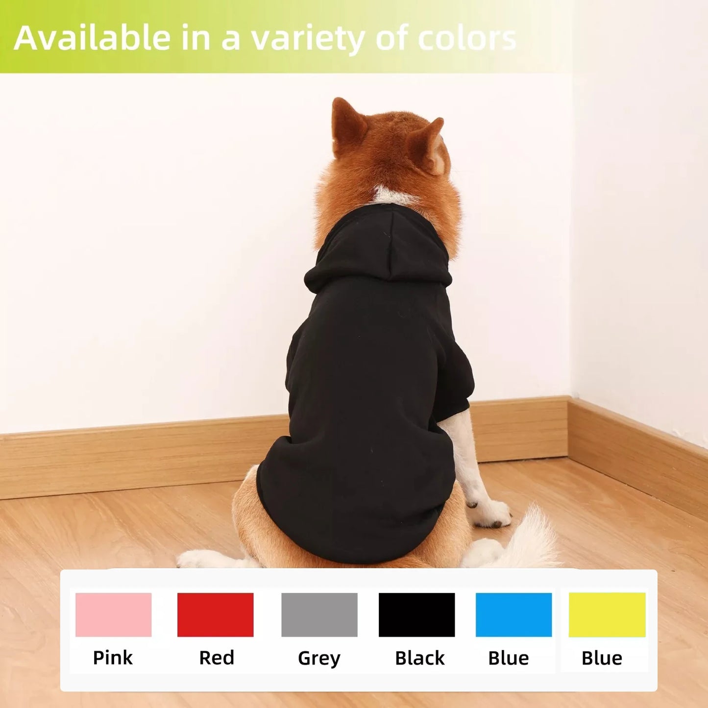 Warm Fleece Dog Hoodie Jacket