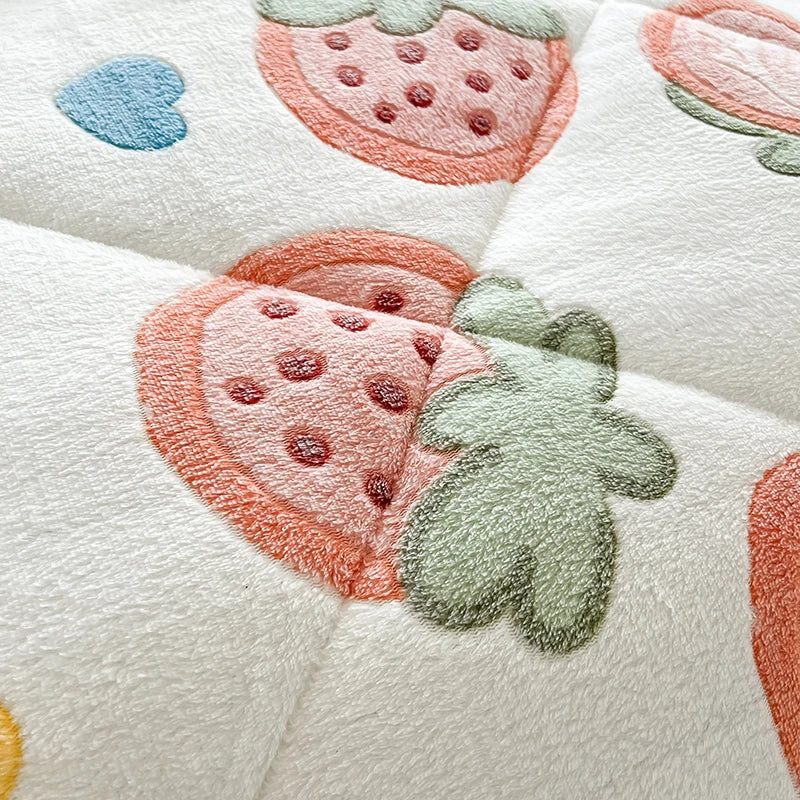 3pcs All-Season Thickened Lamb Wool & Sherpa Quilt Set - Home/Dorm Multi-Person Winter Bedding with 2 Pillowcases