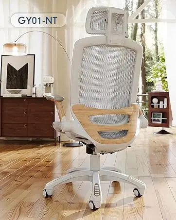 Ergonomic High Back Office Chair with Headrest & Flip Up Arms