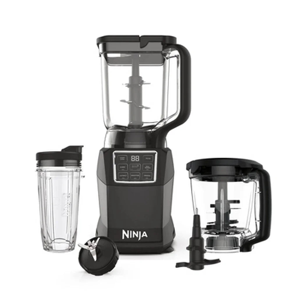 Kitchen System with Auto IQ Boost 7-Speed Blender Food Processor 72oz Capacity Stainless Steel Blades Easy Clean Nonslip Base