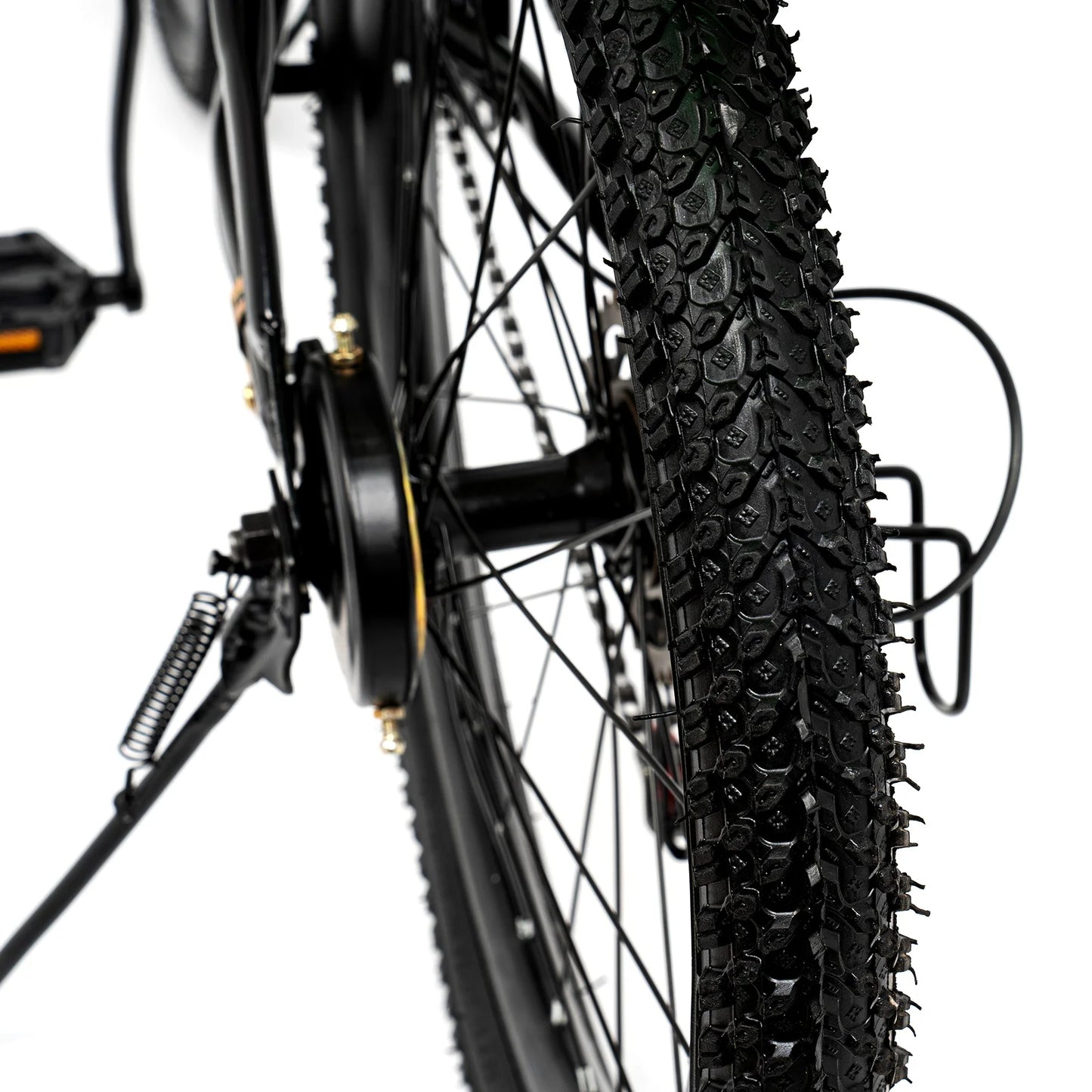 20-Inch 7-Speed Mountain Bike . Kids Bicycle with Adjustable Seat, Front Suspension & Dual Disc Brakes