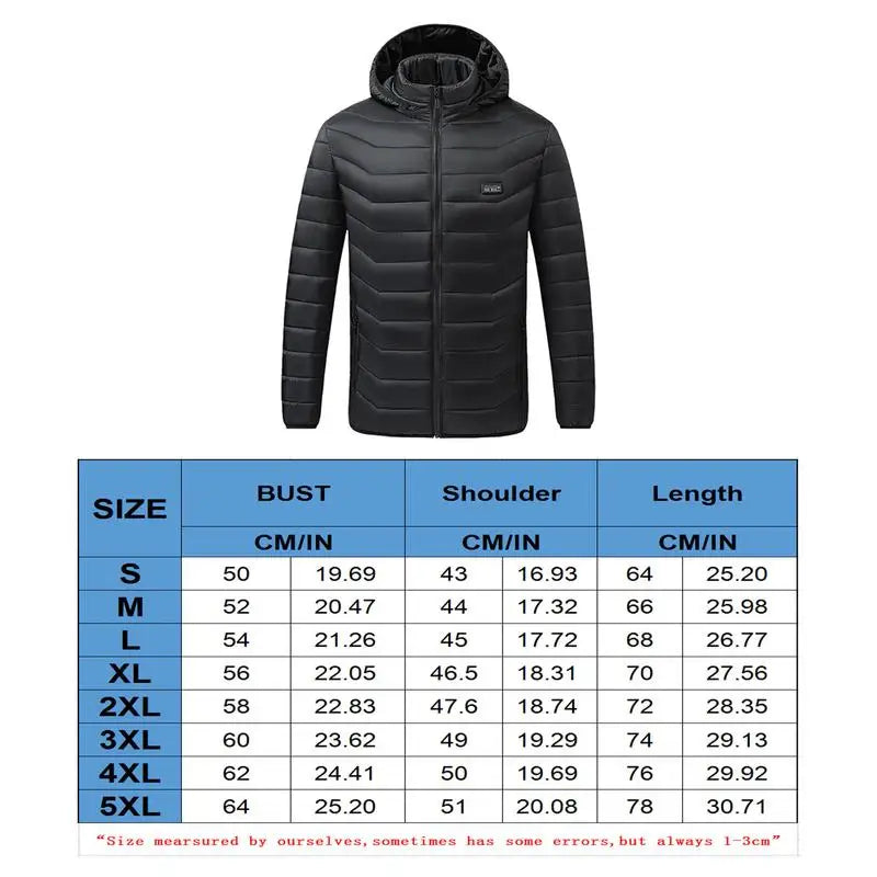 USB Heated Winter Jacket
