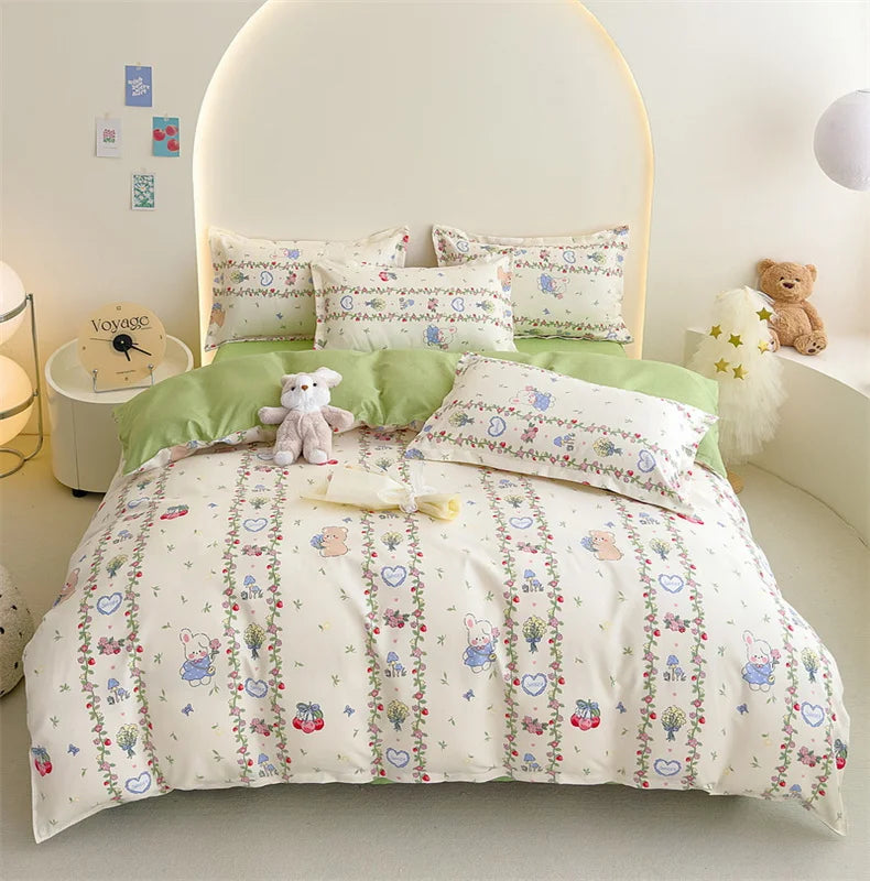 Printed Comforter & Duvet Bedding Set