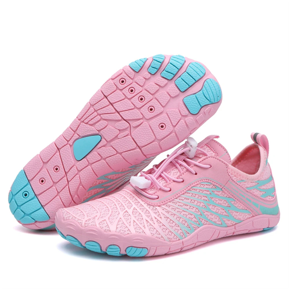 Unisex Quick-Dry Barefoot Water Shoes .Lightweight Beach, Pool & Outdoor Adventure Footwear