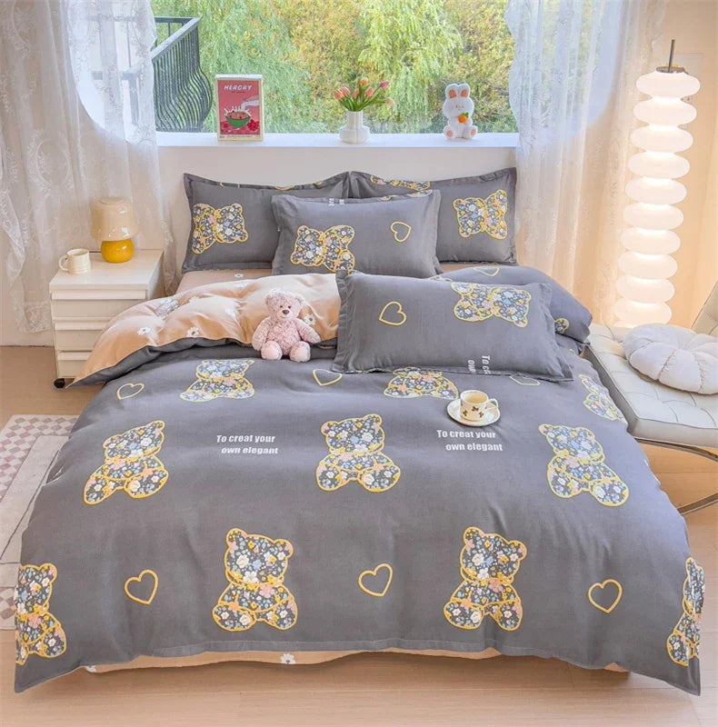 Printed Comforter & Duvet Bedding Set