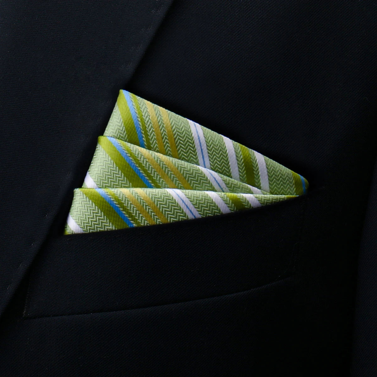 Luxury Men’s Pocket Square Handkerchief. Formal Suit Accessory