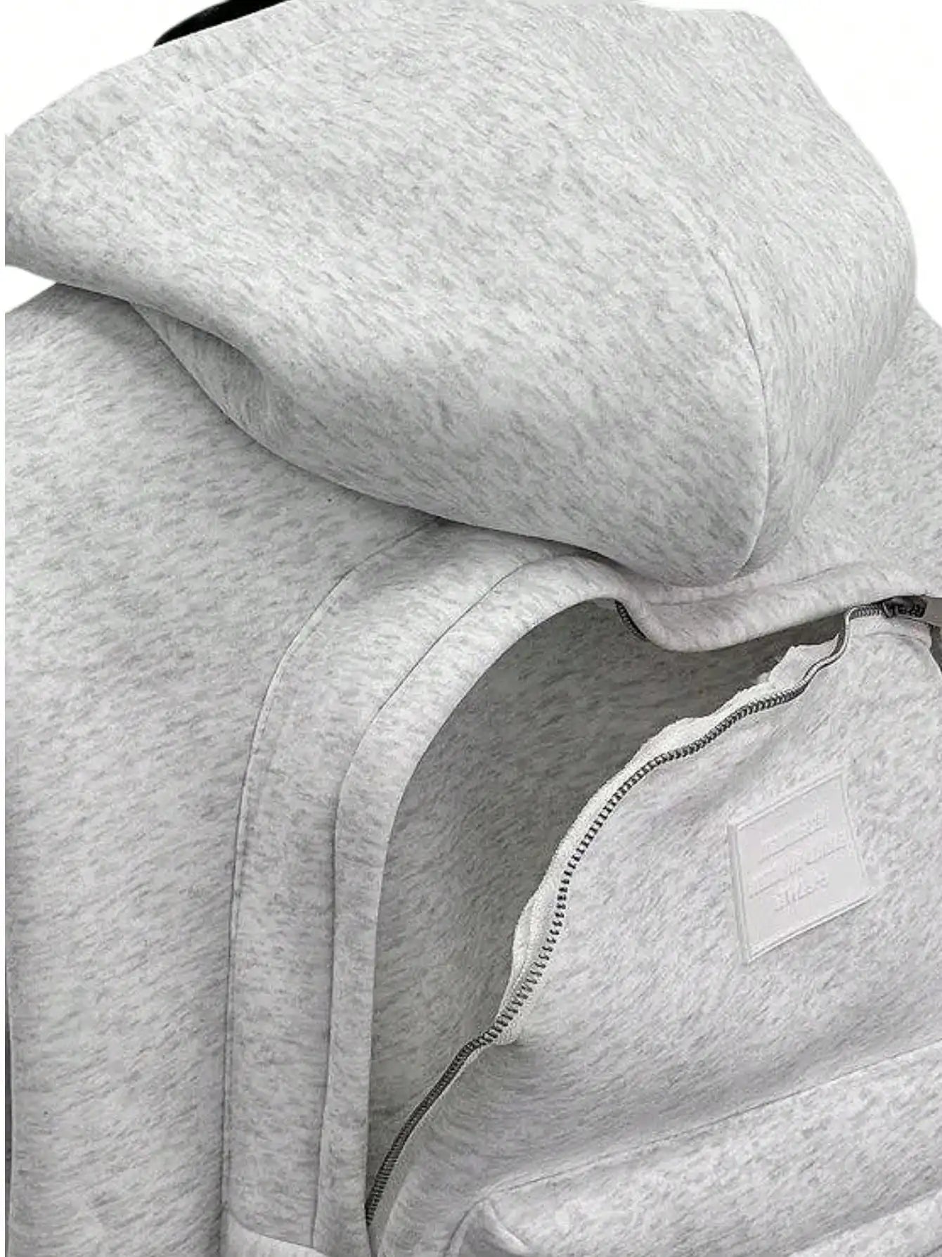 Men’s Minimalist Zip Up Hoodie Jacket