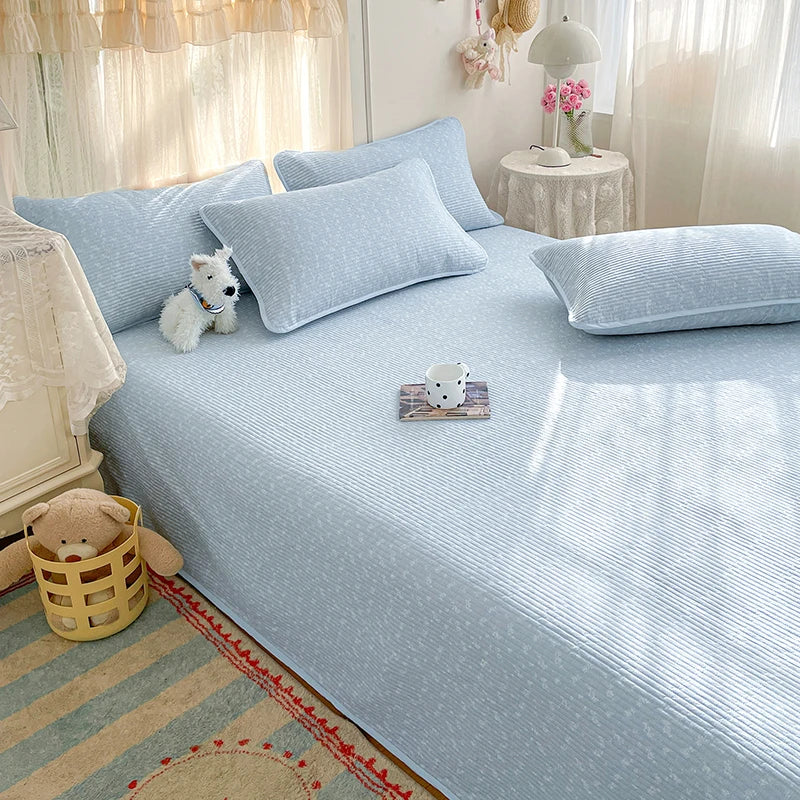100% Cotton Thickened Bedspread & Cover Set
