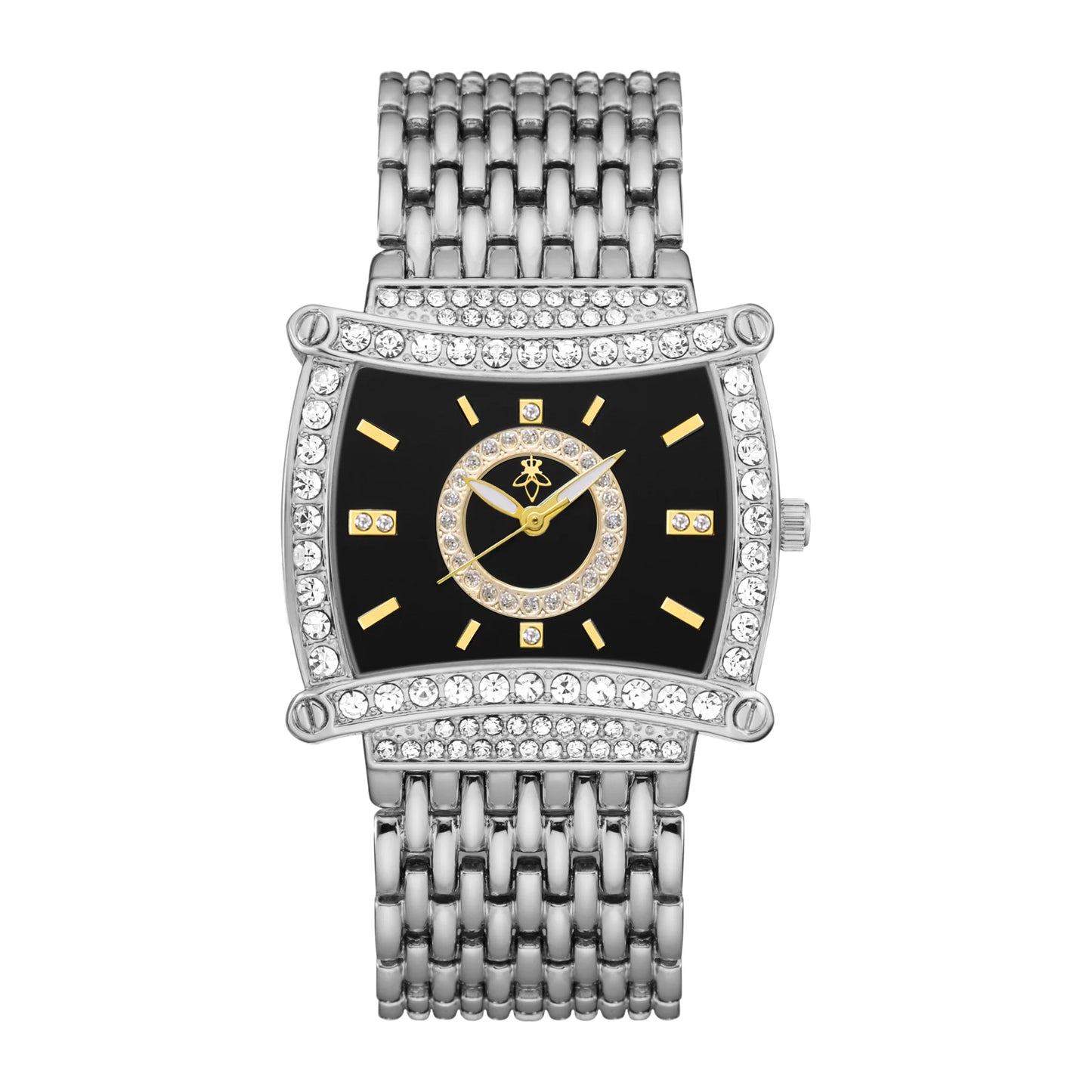 YalaLusi Luxury Crystal Square Watch . Elegant Waterproof Fashion Timepiece