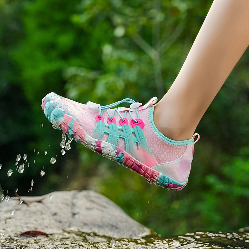 Unisex Quick-Dry Barefoot Water Shoes .Lightweight Beach, Pool & Outdoor Adventure Footwear