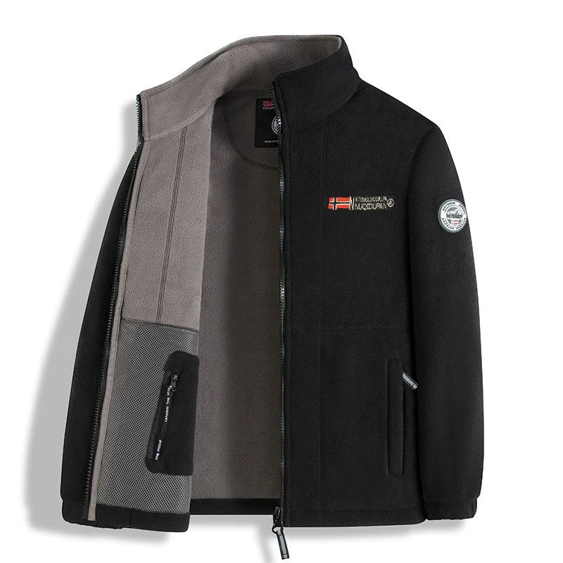 Title: Men’s Polar Fleece Outdoor Winter Jacket