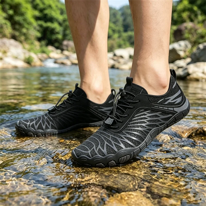 Unisex Quick-Dry Barefoot Water Shoes .Lightweight Beach, Pool & Outdoor Adventure Footwear