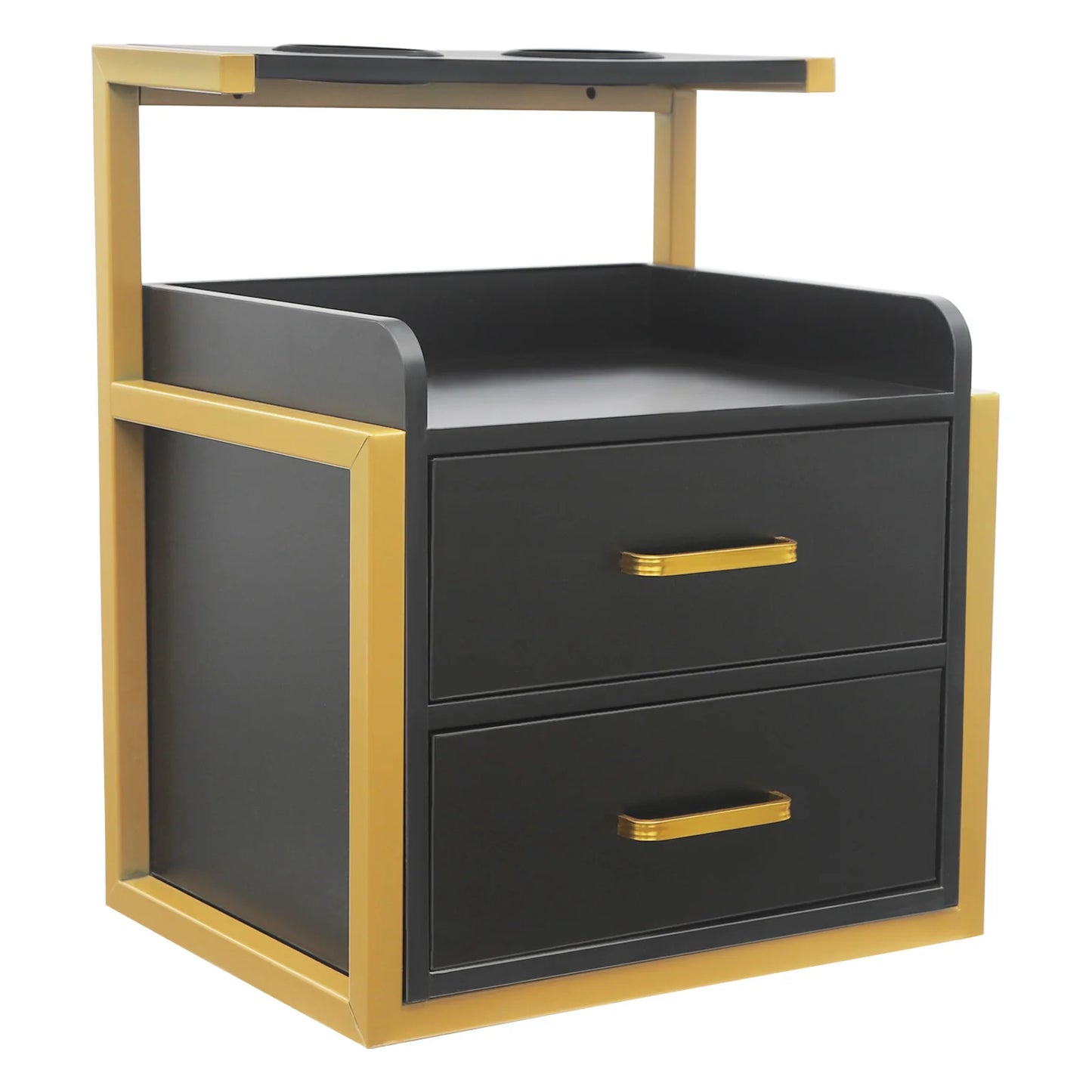 Multifunctional Salon Trolleys Wall-mounted Barber Shop Cabinet Hair Salon Special Perm Dyeing Tool Storage Rack Furniture