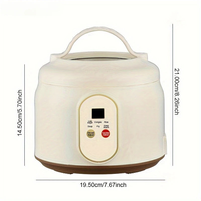 1.8L Electric Rice Cooker Portable MultiCooker Nonstick