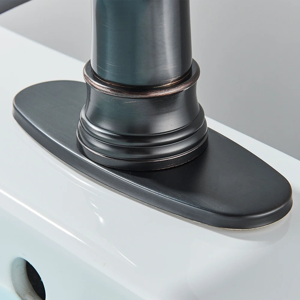 Waterfall Bathroom Faucet Oil Rubbed Bronze Single Handle Lavatory Mixer Tap  Vessel Sink Faucet Farmhouse Vanity  Sink Faucet