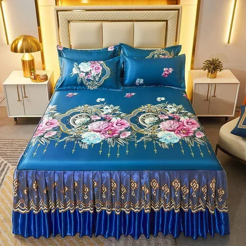3-Piece Elegant Patterned Bedspread Set