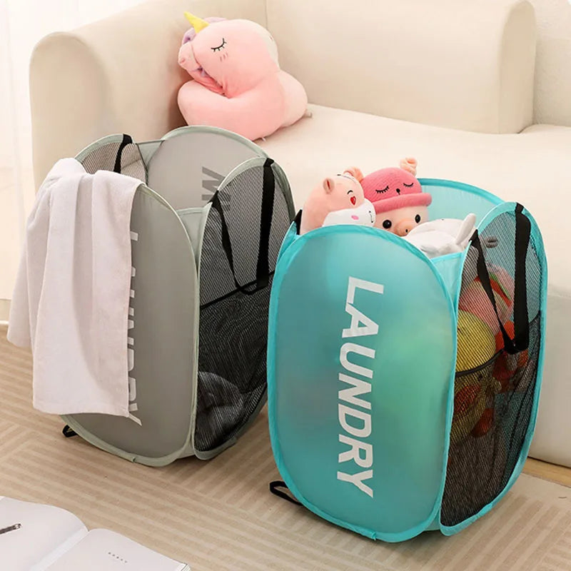 Extra-Large Foldable Laundry Hamper with Carry Handles