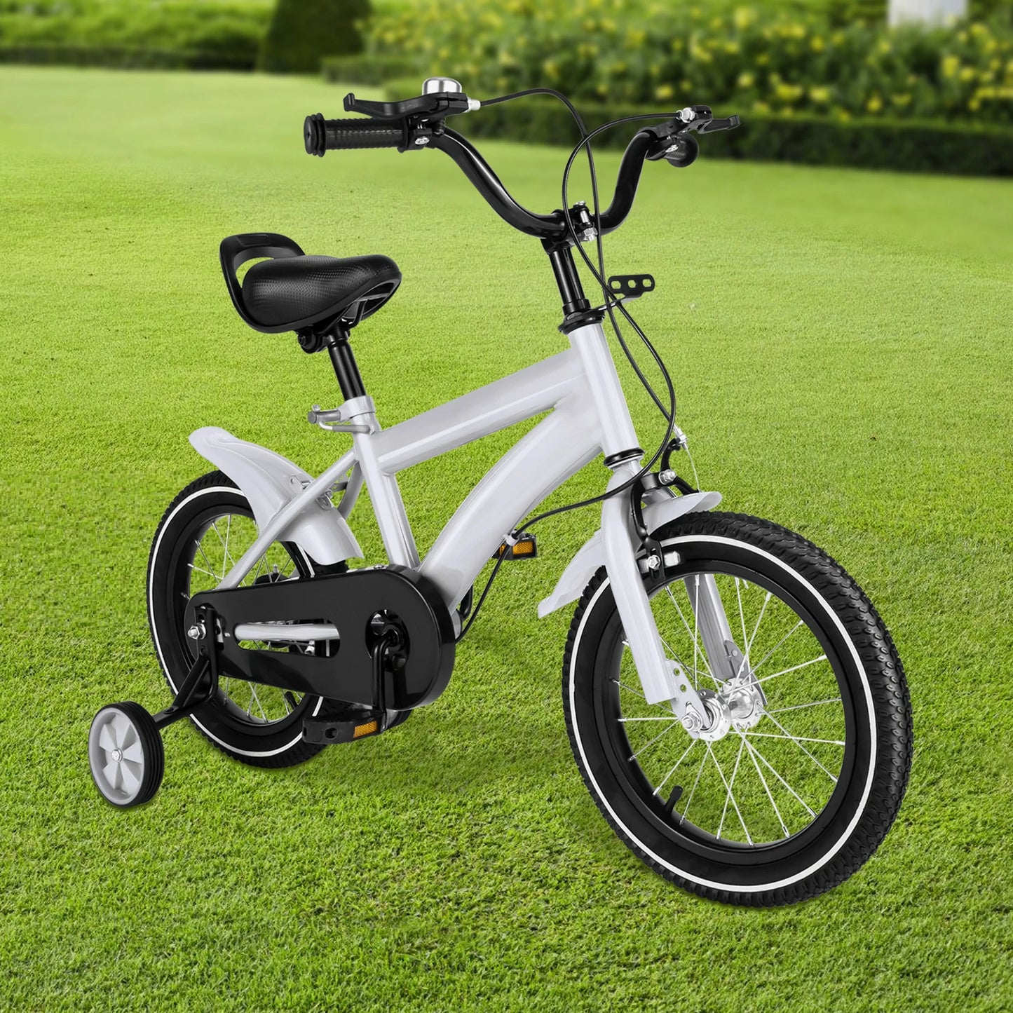 14 Inch Children’s Bicycle with Training Wheels .Kids Bike for Ages 2–5, Adjustable Seat & Handlebars, Boys & Girls