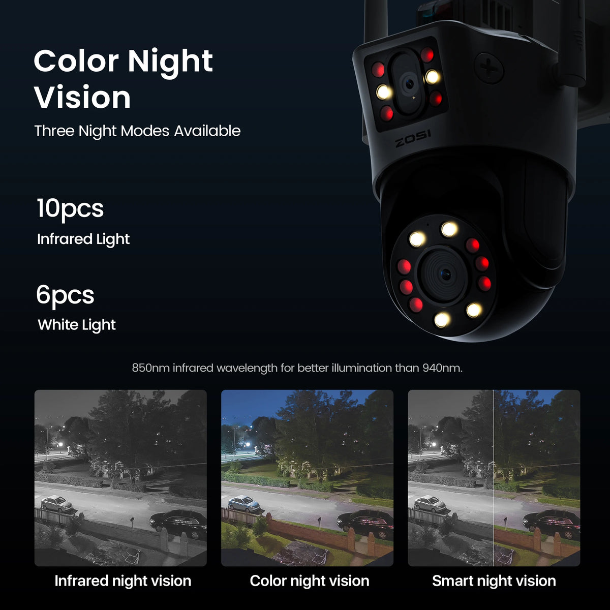 Dual-Lens Wi-Fi PTZ Security Camera | 8MP/4MP Outdoor Surveillance Camera