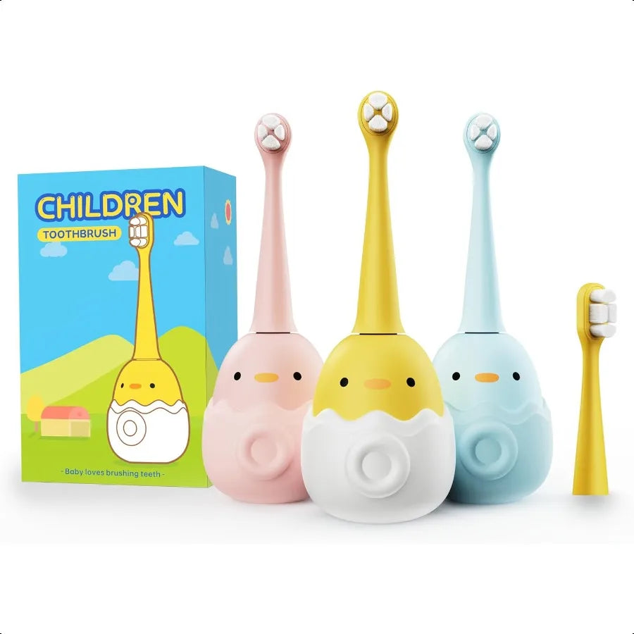 Toothbrush Sonic Electric Rechargeable Age 312 Years ode with Memory 2 Brush Heads with CopperFree Brush Bristles Blue
