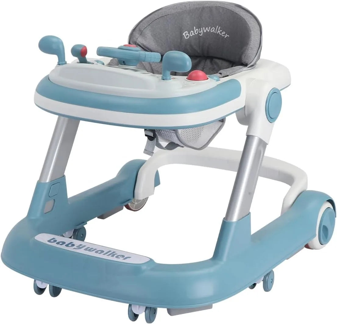 2 In 1 Baby Walker Removable Feeding Tray And Music Tray